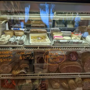 Meat and cheese case