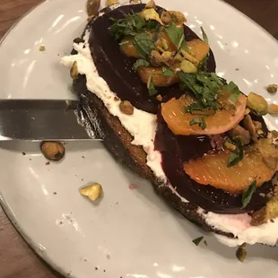 Beet Toast