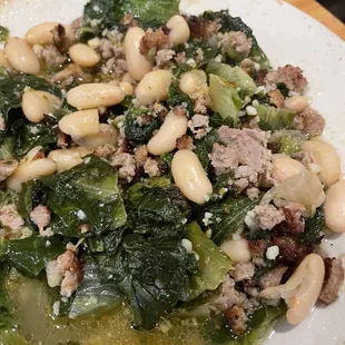 Beans &amp; Greens with Sausage