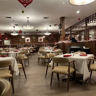 The layout. There are private booths you can request for 5-8 people.