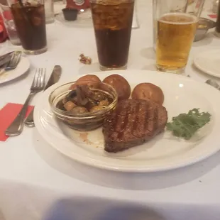 a plate of food on a table