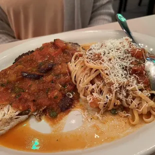 pasta dish, pasta, food