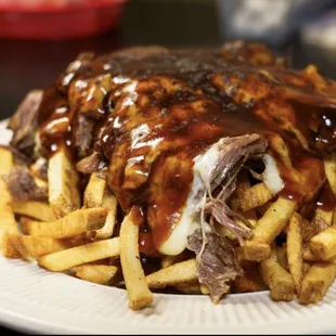 Short rib poutine
