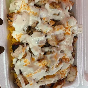 Chicken Tikka Over Rice