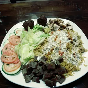 Gyro platter.