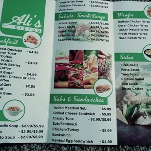 Menu.