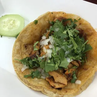 Pollo Taco, fresh and delicious