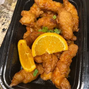 Orange chicken