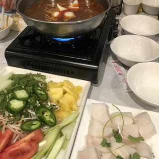 Chilean Sea Bass Hot Pot