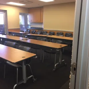 our classroom space for events.