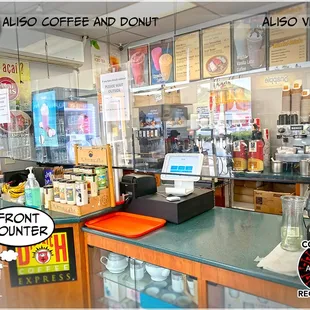 Front counter - BTW, they also offer café sua da; Vietnamese ice coffee. Now, when can we expect to see banh mi on the menu? 8)