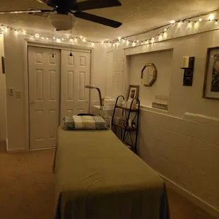 My treatment room is so inviting and calming. I love what I do! Make time for yourself to experience my natural, homemade facial products.