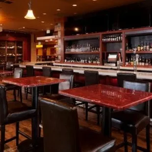 a view of a bar
