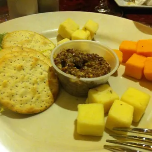 Can you believe this is the cheese plate in a restaurant?!!!
