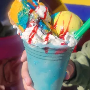 Superman Cheesecake shake!