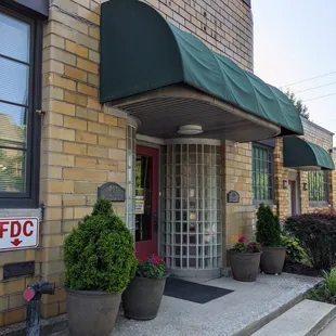 Entrance to the Alkis Keramidas, Indianapolis