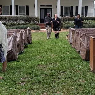 Rehearsing while in beautiful settings..