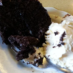 Chocolate cake.