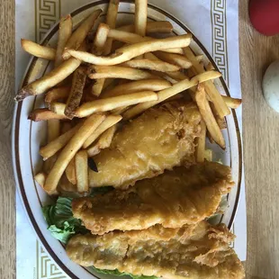 Beer battered Lake Erie perch!