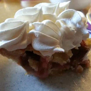 Rhubarb pie.