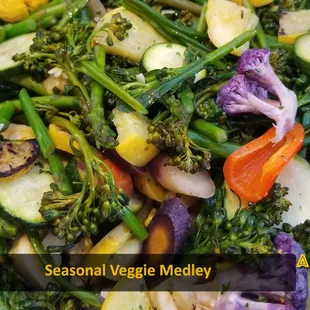 We prioritize seasonal ingredients!
