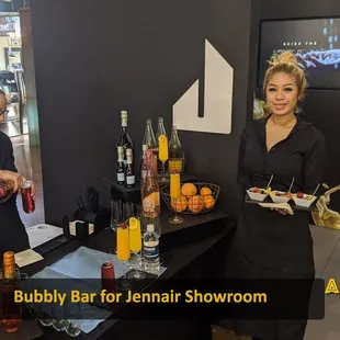 We offer bar services too!