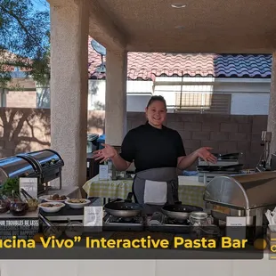 Made to order pasta onsite at your event!