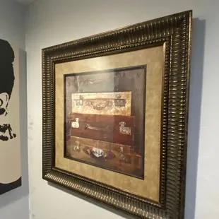 a portrait of a man with a mustache