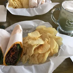 Delicious bulgogi wrap