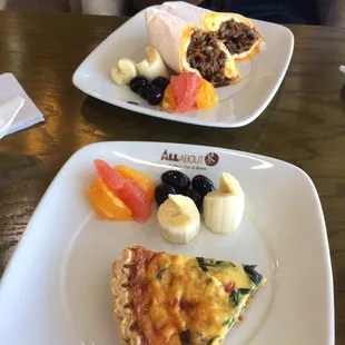 Quiche and Bulgogi Breakfast Wrap