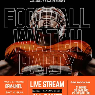 football watch party