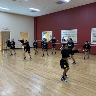 Hip Hop Team getting ready for Competition!