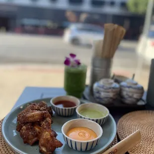 Garlic chicken wings
