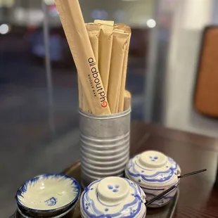 Sauces and utensils