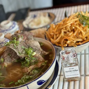 Pho Suon Bo 2 Bones and Fish Sauce Fried. So good!