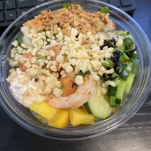 2 Scoop Small Houselicious Bowl with shrimp and salmon