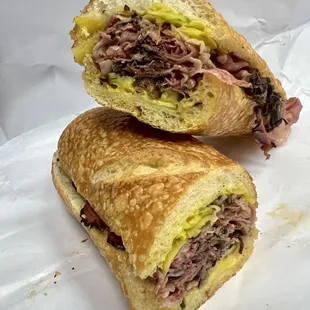 Pastrami sandwich - great portions for a great tasting sandwich.