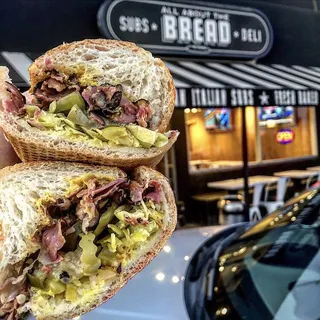 Hot Pastrami Sandwich