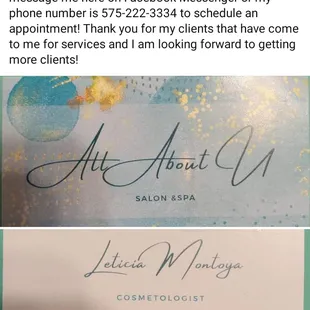 All About U Salon & Spa