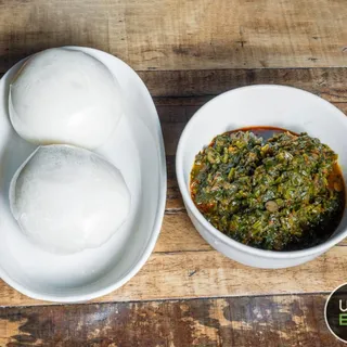 Small Bowl of Eforiro Soup with 2 Proteins