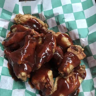 HOT BBQ BONED IN WINGS 12 Piece For $12