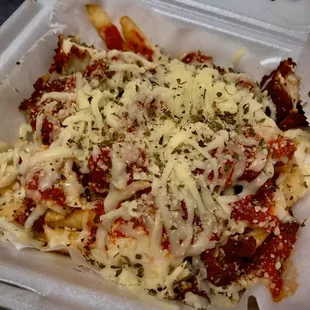 Chicken Parm fries