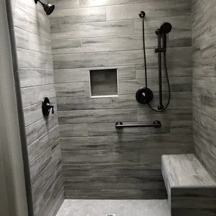 Remodel on bathroom shower
