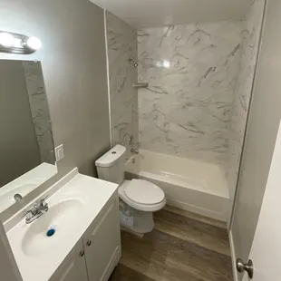 Our apartment bathroom renovated.