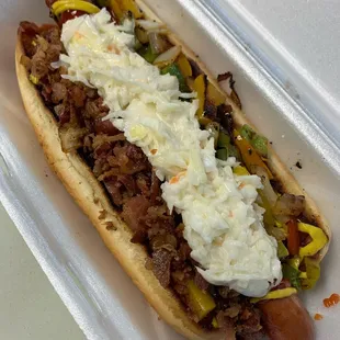 Foot long dawg. Make it your way