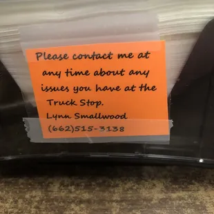 The most important part of the entire experience! It's rare to find true transparency in the restaurant business these days.