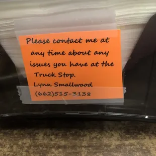 The most important part of the entire experience! It's rare to find true transparency in the restaurant business these days.