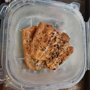 Salmon for the salad.