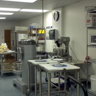 a large commercial kitchen