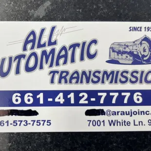 All Automatic Transmission - Bakersfield